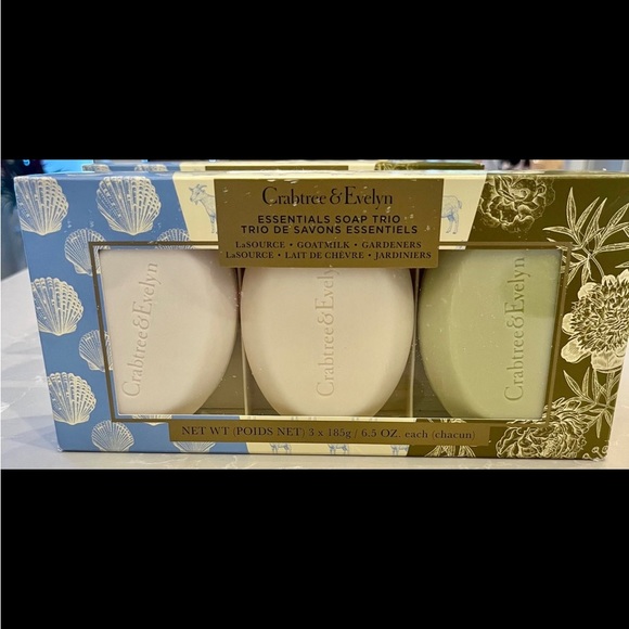 COPY - Crabtree & Evelyn Essentials Soap Goatmilk, LaSource & Gardeners Set Of … - Picture 4 of 4